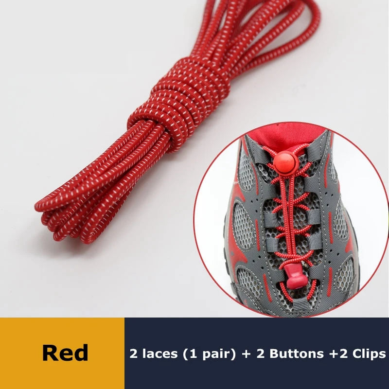 LazyLace No Tie Elastic Shoelaces - 1 Pair Stretch Fit ATHLEXES