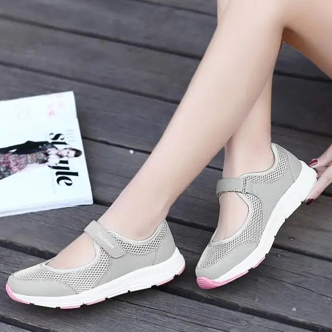 BreezyWalk Womenâ??s Fashion Mesh Sneakers ATHLEXES