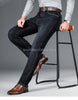 Shan Bao Classic Straight Stretch Denim Jeans ATHLEXES