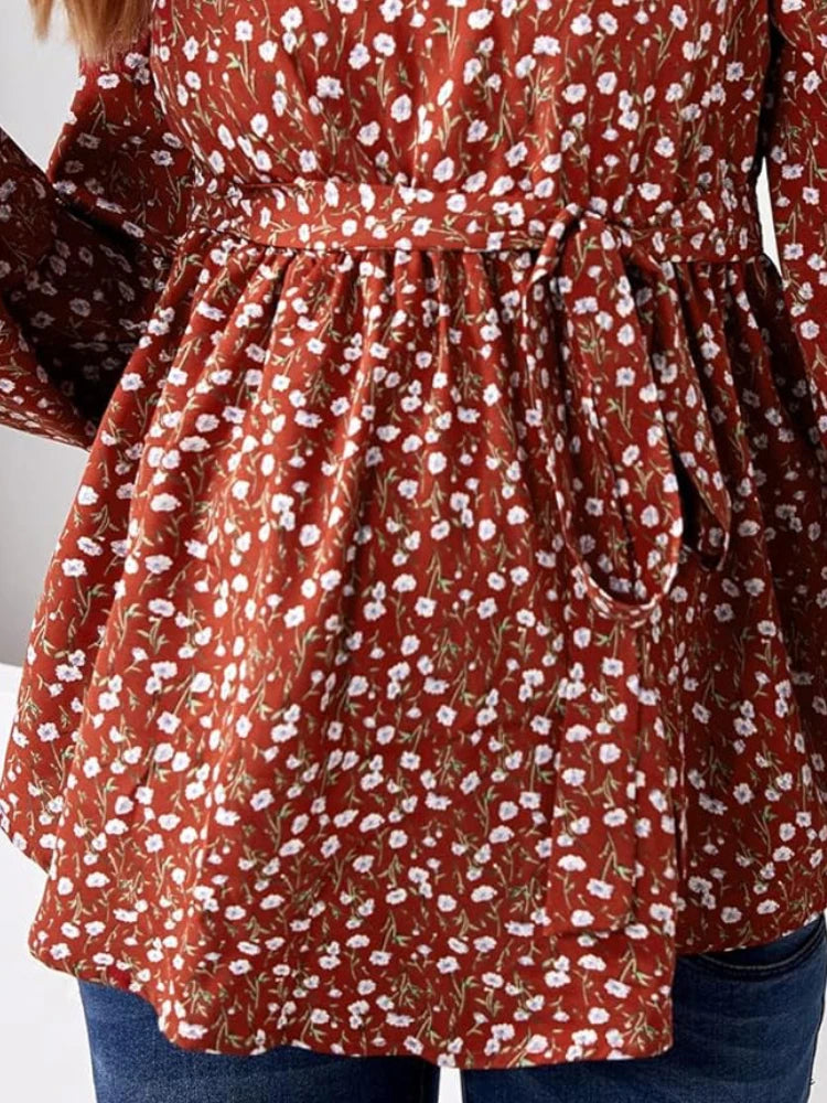 Autumn Chic Maternity Polka Dot Shirt ATHLEXES