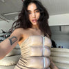 Goddess Glam Metallic Corset Top ATHLEXES