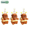 Plush Capybara Keychain Pendant Toy ATHLEXES