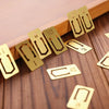 Vintage Brass Bookmark Set for Travelers & Planners ATHLEXES