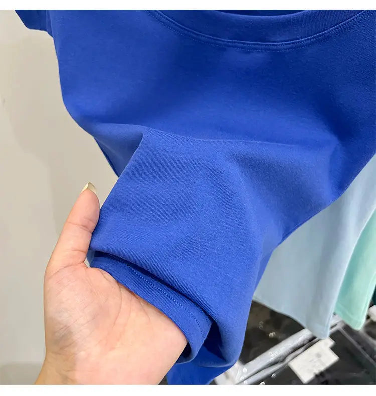 Cotton U-Neck Slimming Summer Tee for Women ATHLEXES
