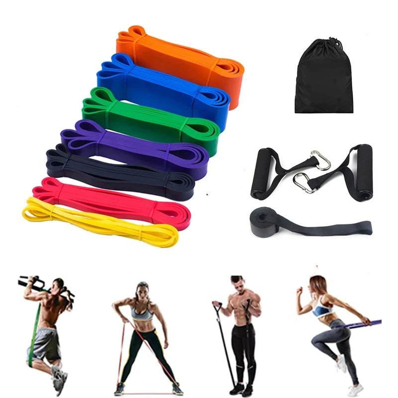 EliteFlex Latex Stretch Resistance Bands for Workouts ATHLEXES