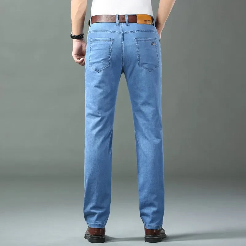KUBRO Menâ??s Lightweight Stretch Denim Jeans ATHLEXES