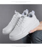 LuxeLite Breathable White Lace-Up Sneakers for Women ATHLEXES