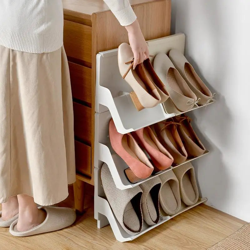 SleekStack Multi-Layer Shoe Rack Organizer ATHLEXES