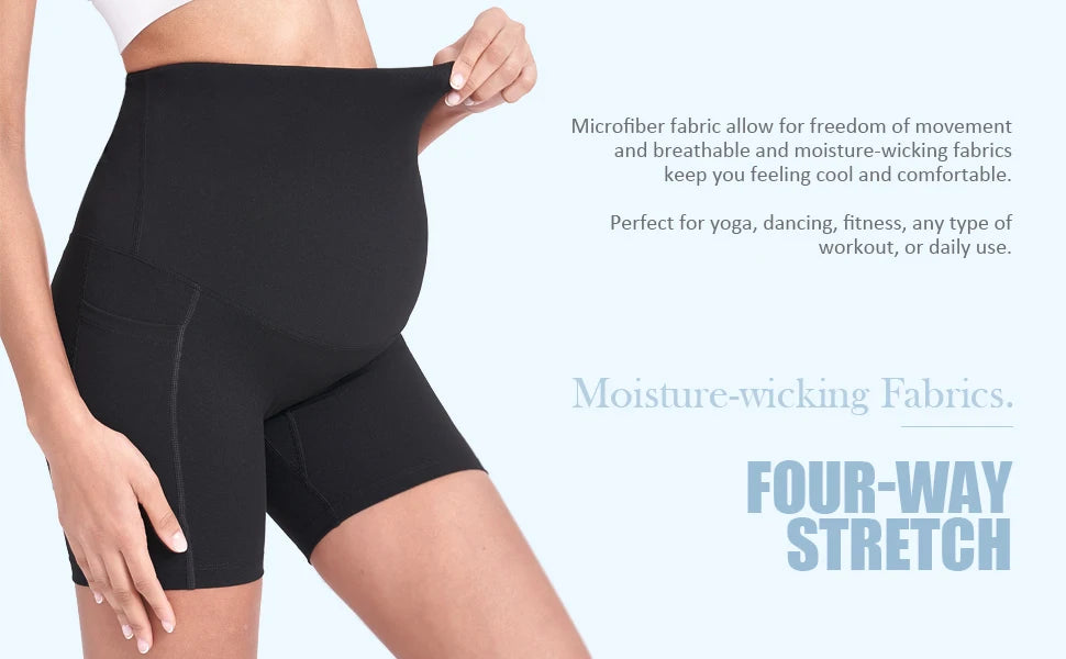 BellyGuard Maternity Active Yoga Shorts ATHLEXES