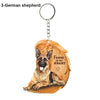 Heartfelt Dog Angel Pendant Keychain ATHLEXES