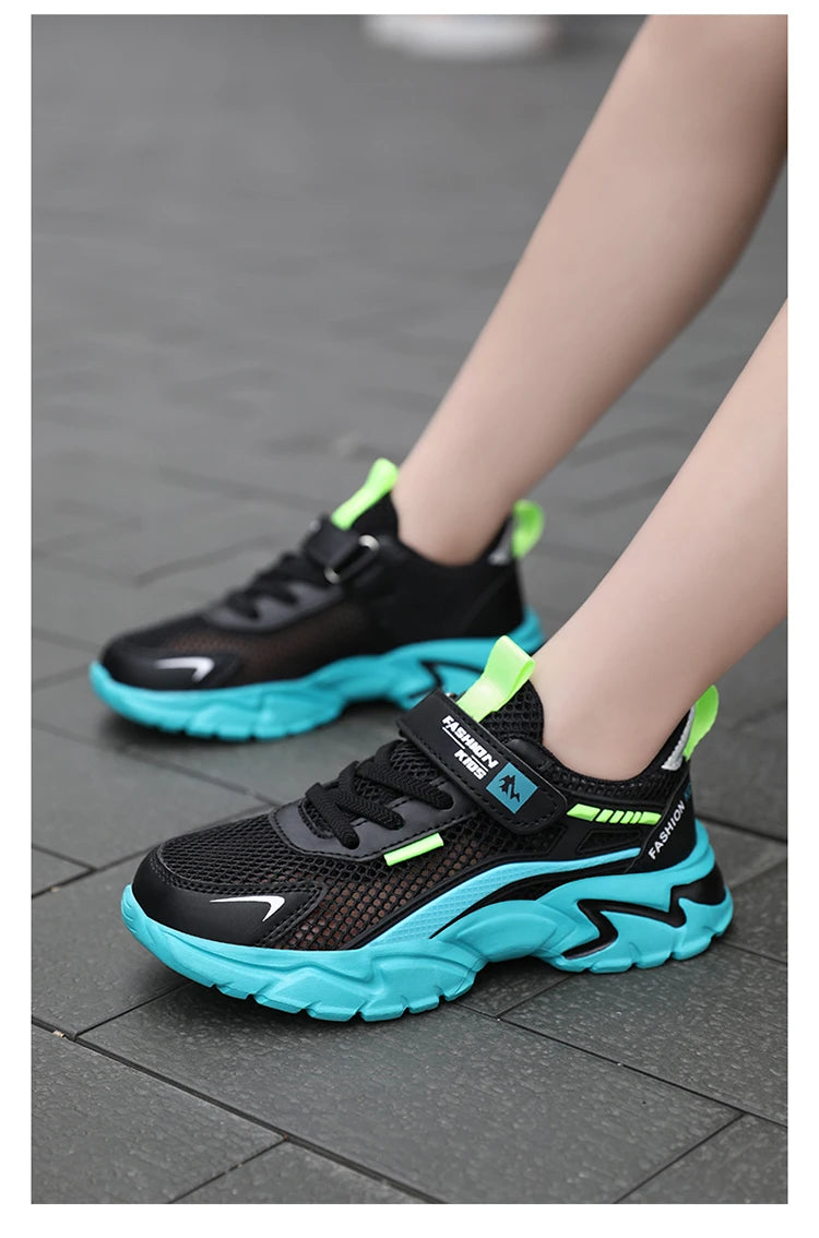 BreezeStep Kids Breathable Mesh Sneakers ATHLEXES