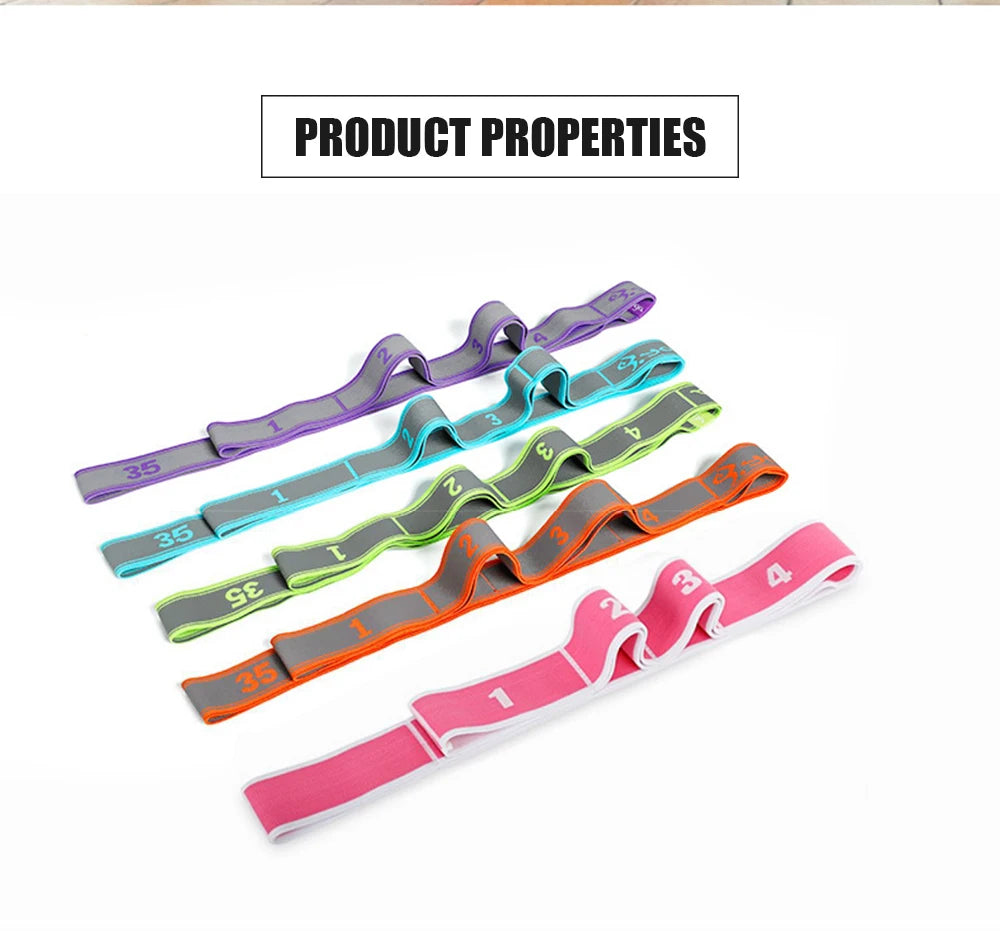FlexiFit Multi-Section Yoga Resistance Bands ATHLEXES