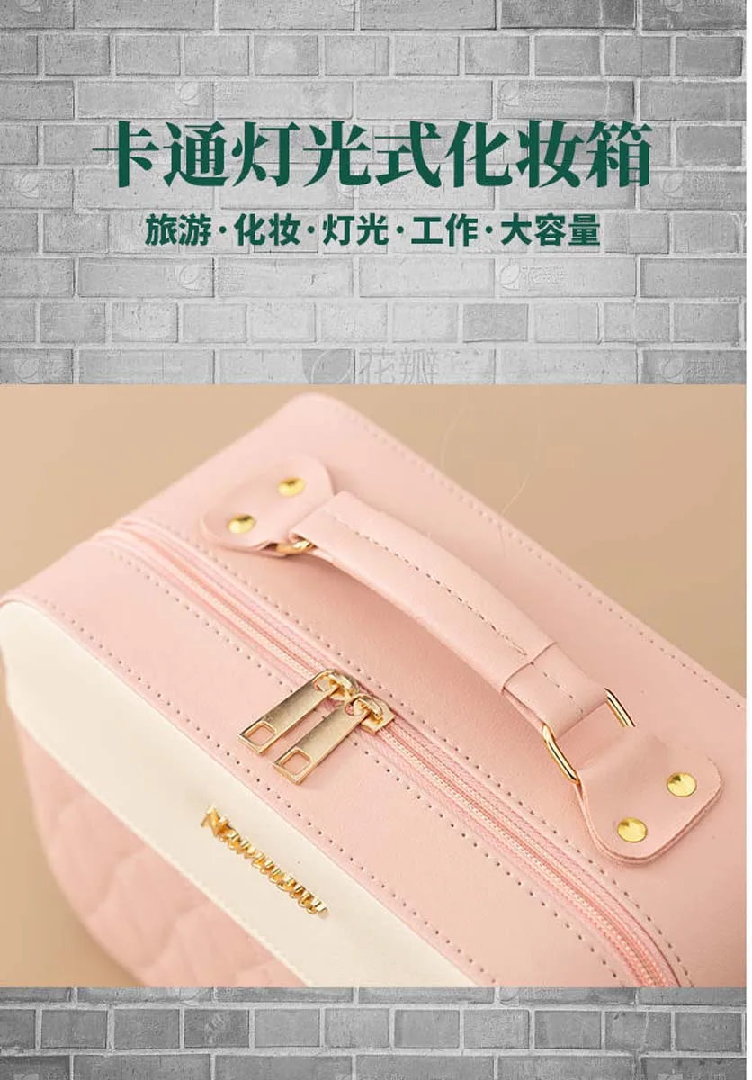 LumiCase LED Makeup Bag with Mirror ATHLEXES