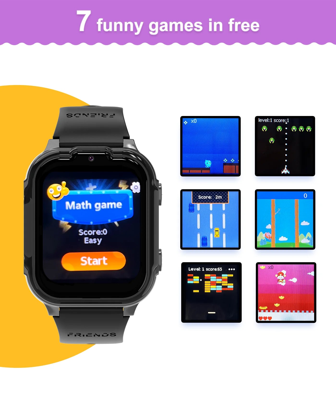 Xiaomi 2024 Kids 4G Smart Watch GPS Tracker ATHLEXES