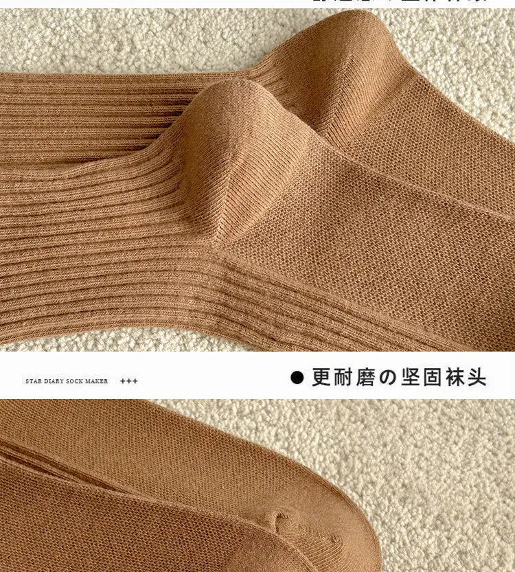 Retro Cotton Loose Socks for Stylish Students ATHLEXES