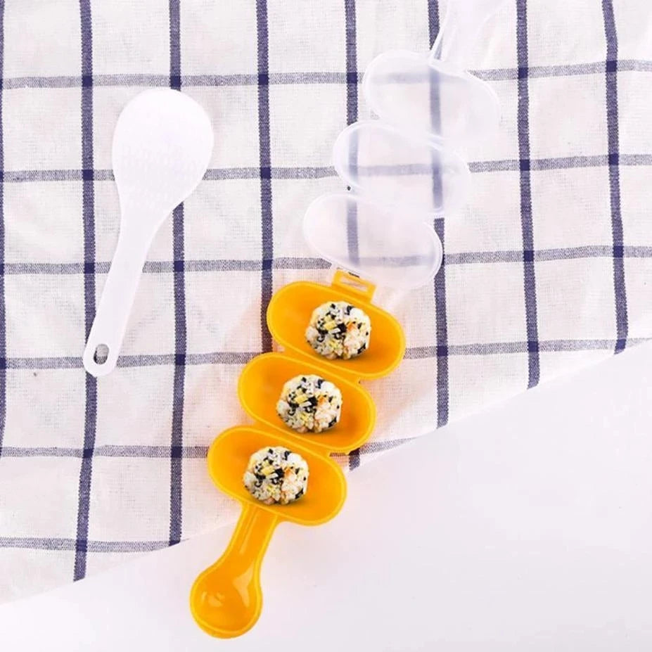 SushiCraft Triangle Mould Set for Onigiri Delights ATHLEXES
