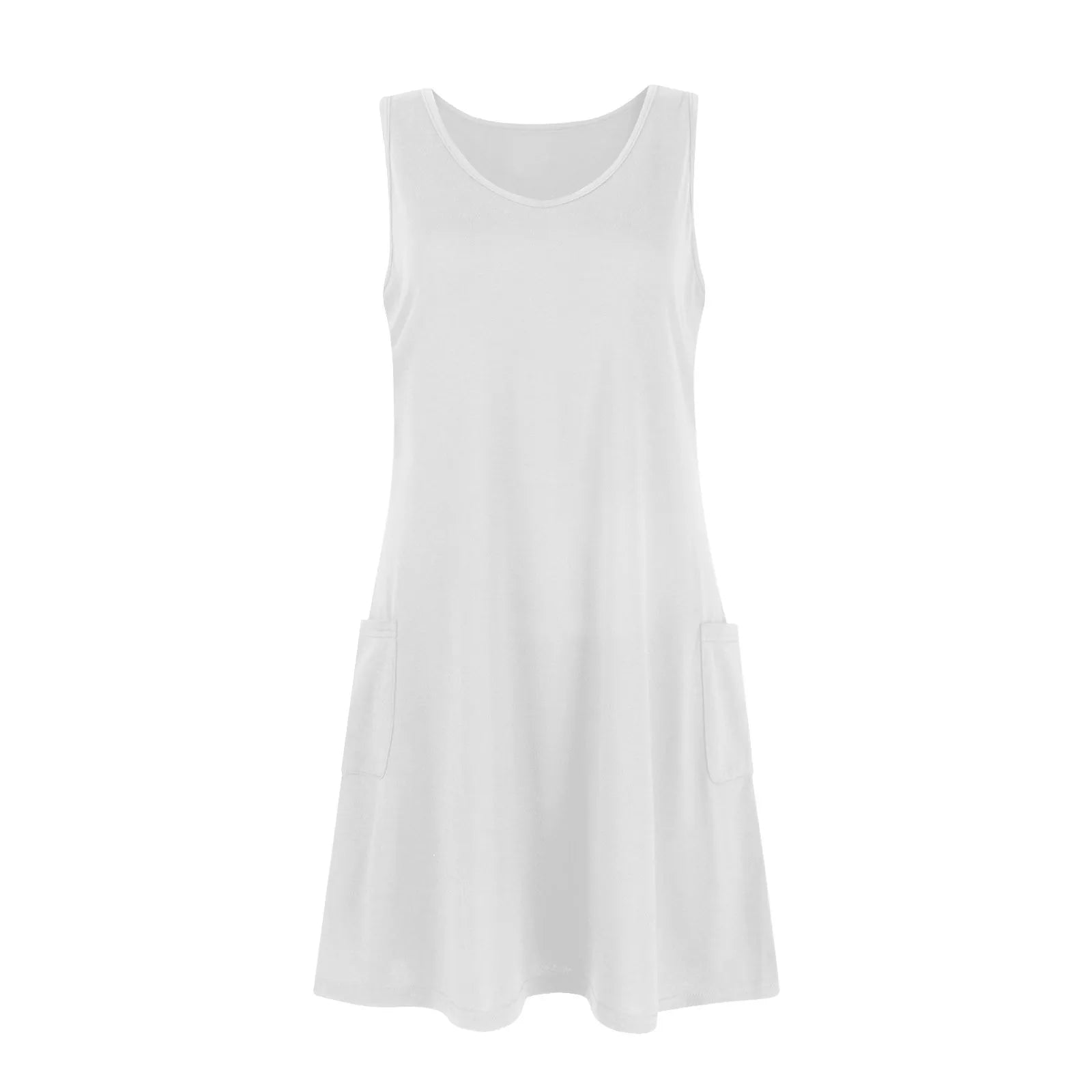 Summer Breeze Plus Size Pocket T-Shirt Dress ATHLEXES