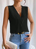 Elegant V Neck Multi-Layered Women's Vest Top ATHLEXES