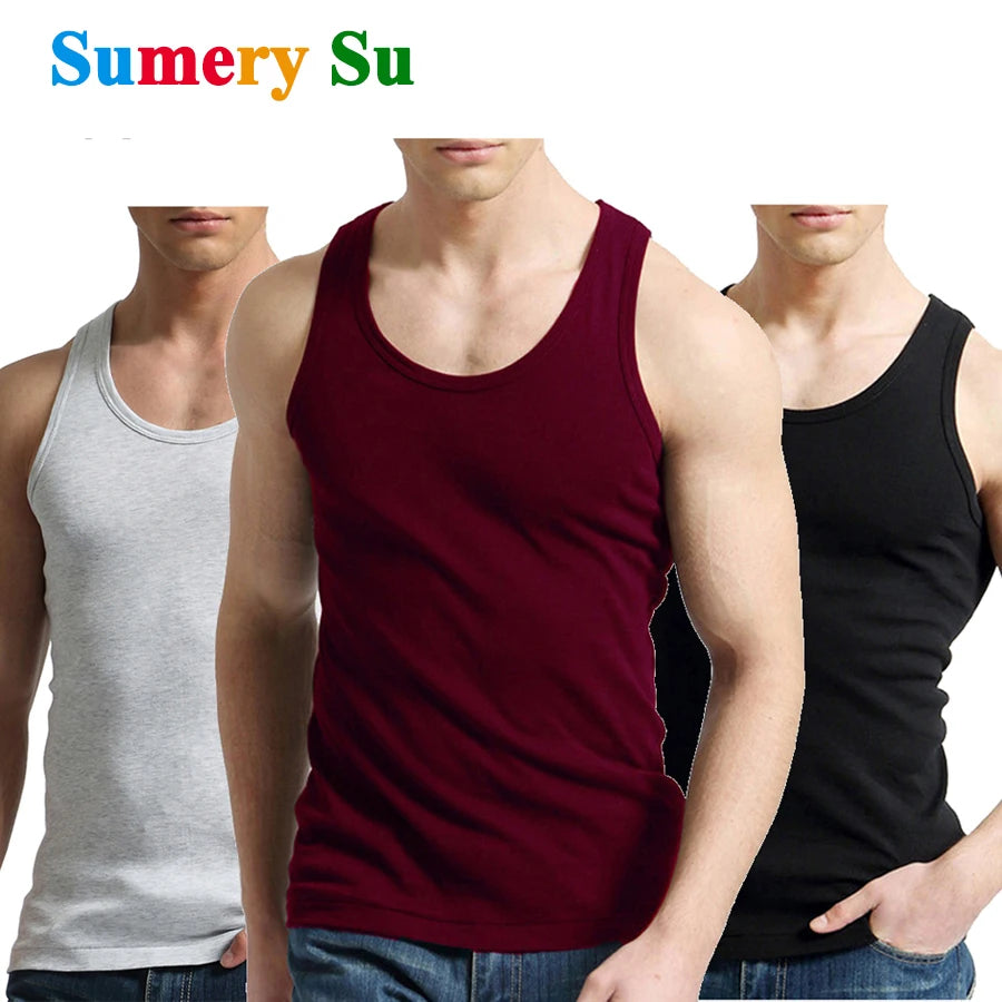 CoolCotton Men's Summer Fitness Tank Tops ATHLEXES