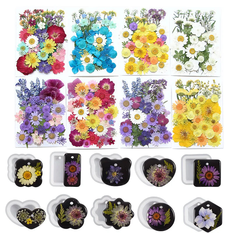 Pressed Floral Epoxy Kit for DIY Jewelry Crafts ATHLEXES