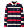 Elegant Stripe Embroidered Polo Shirt for Men ATHLEXES