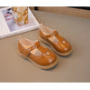 Charming Heart Princess Leather Flats for Kids ATHLEXES