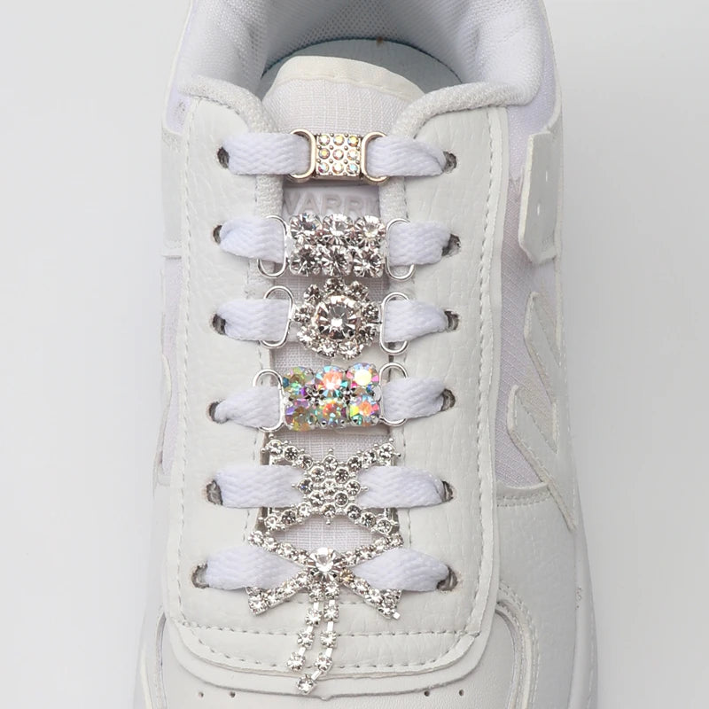 Diamond Luxury AF1 Shoelace Charms with Metal Buckle ATHLEXES