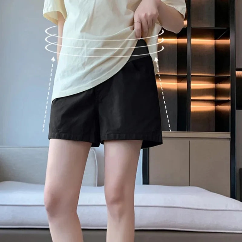 Trendy Maternity Summer Denim Shorts ATHLEXES