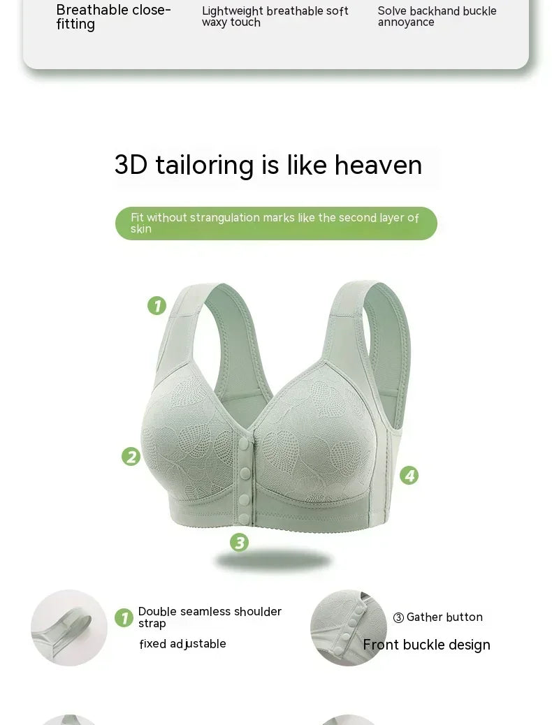 MomEase Front Open Breathable Bra ATHLEXES