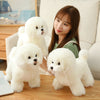 Adorable Plush Bichon Frise Dog Doll Toy ATHLEXES