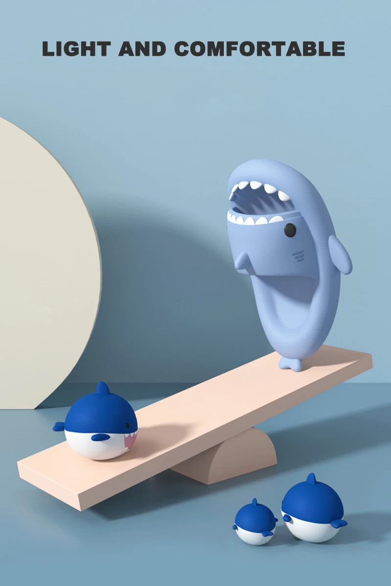 SharkSmile Cute EVA Slippers for Summer Beach Fun ATHLEXES