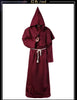 Medieval Monk Cowl Robe Halloween Cosplay Cloak ATHLEXES