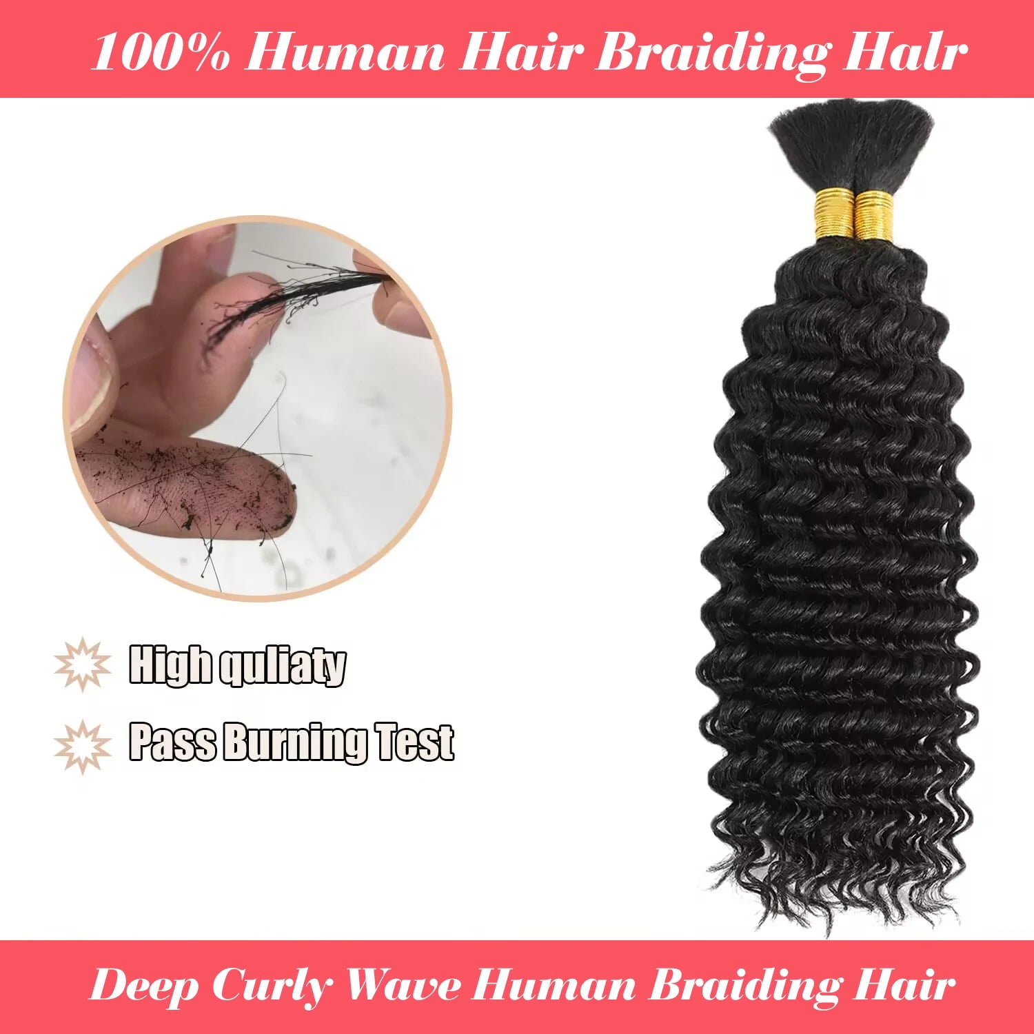 Boho Bliss Deep Wave Human Hair Bundles ATHLEXES