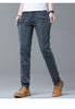 Light Blue Slim Fit Stretch Jeans for Men ATHLEXES