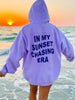 Sunset Vibes Cotton Hoodie for Women ATHLEXES