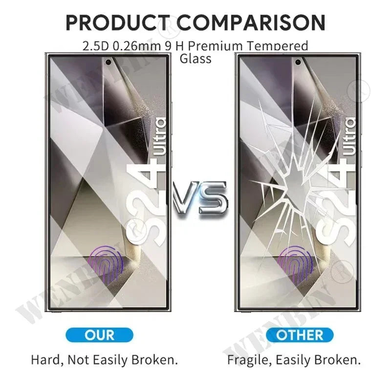 Premium Shield 3 Pcs Samsung Tempered Glass Protector ATHLEXES