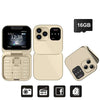 SERVO I16 Pro Mini Flip Phone with Dual SIM & FM Radio ATHLEXES