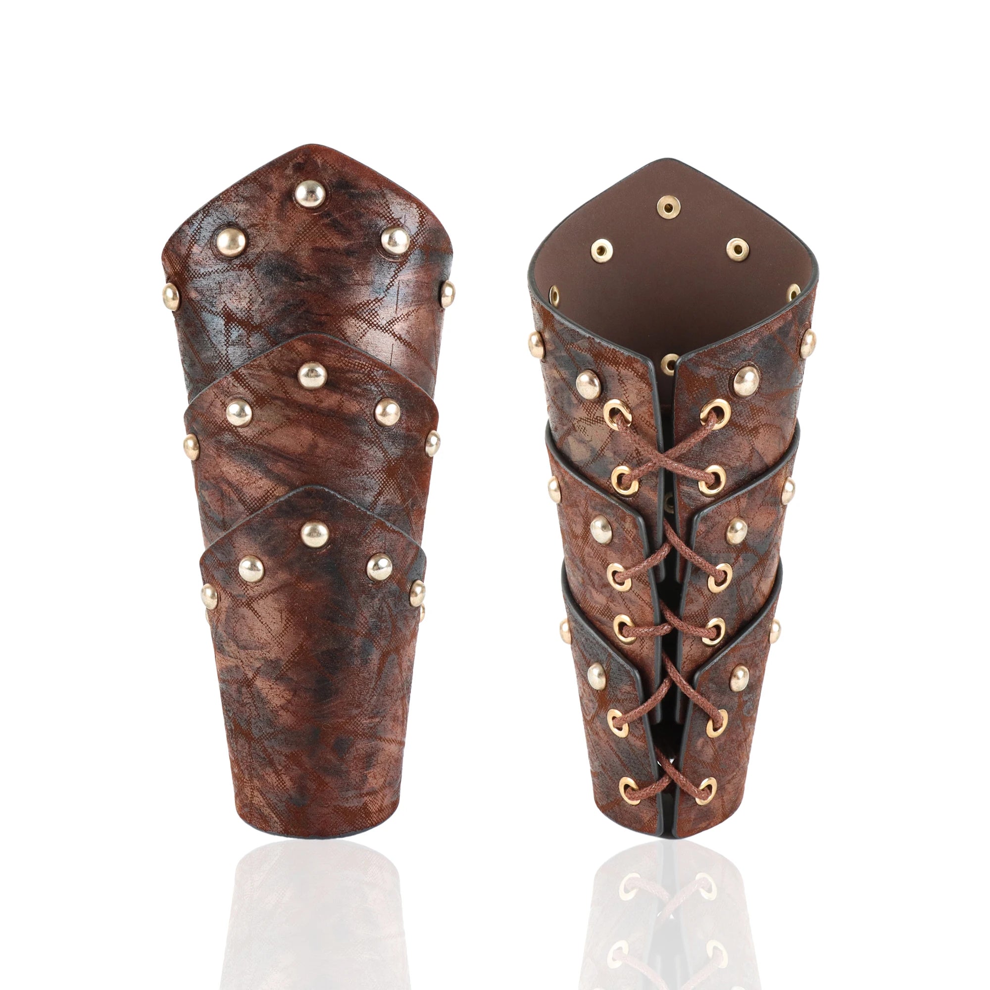 UYEE Medieval Viking Warrior Leather Bracer Arm Armor Accessory ATHLEXES