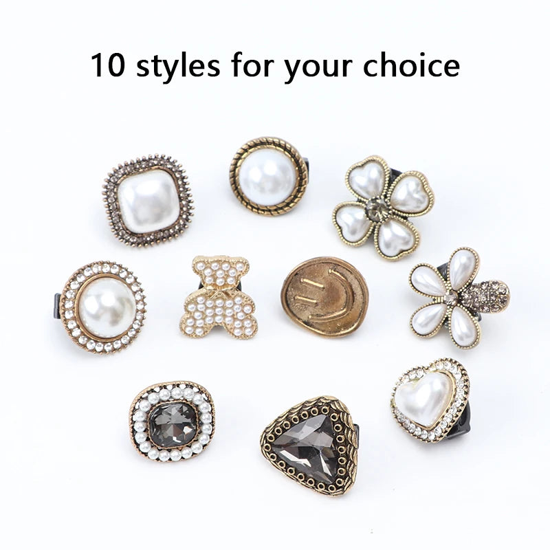 GlamourGem Flower Rhinestone Shoelace Charms ATHLEXES