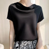 Chic Satin Silk Summer Blouse for Women ATHLEXES