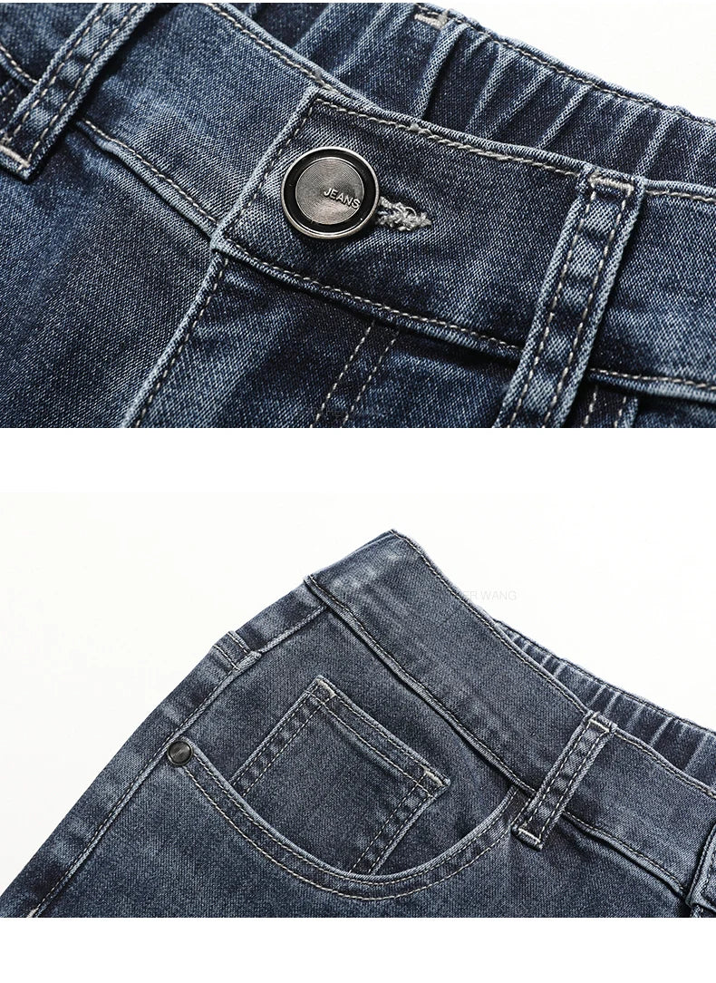 Summer Comfort Stretch Men's Loose Jeans ATHLEXES