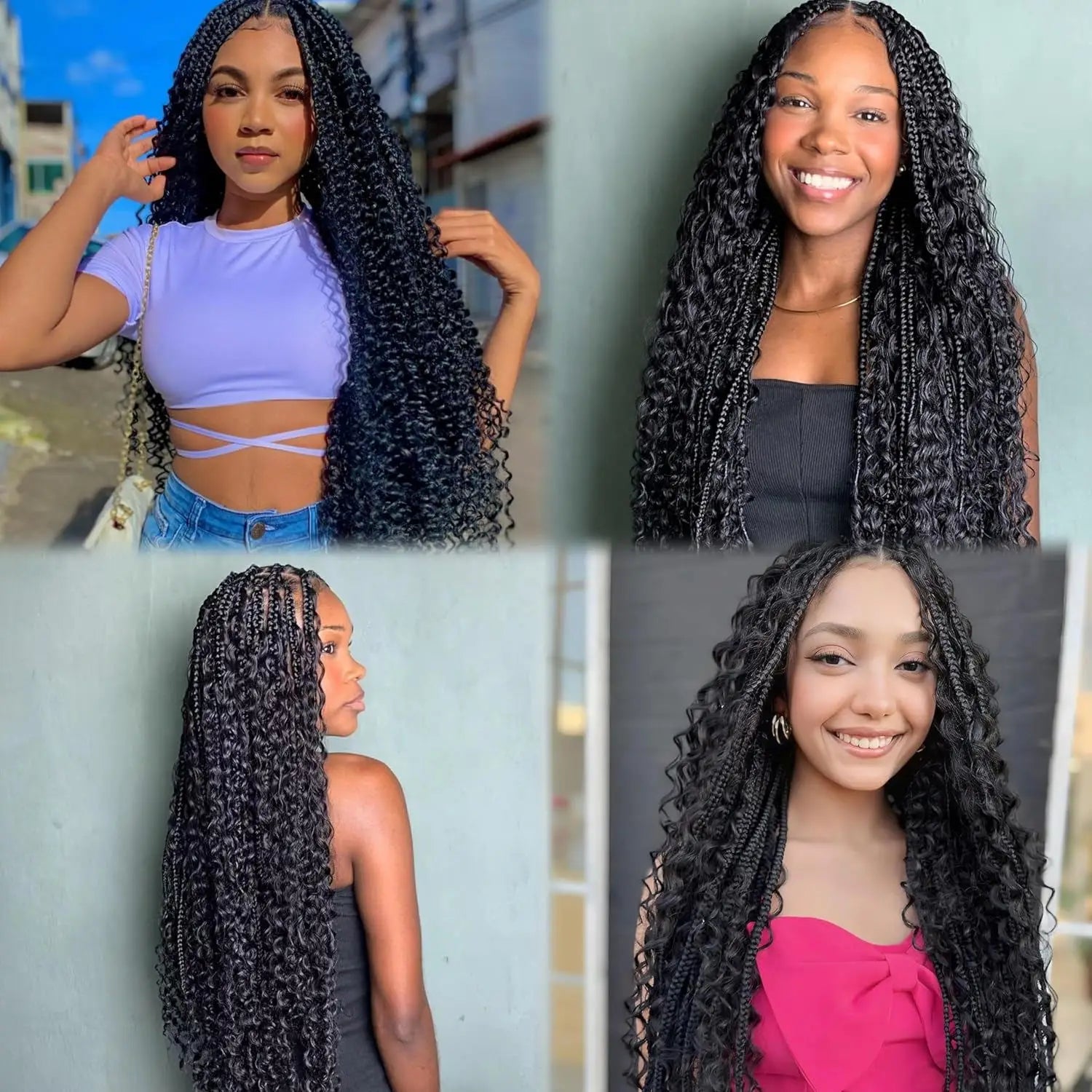 Boho Bliss Deep Wave Human Hair Bundles ATHLEXES