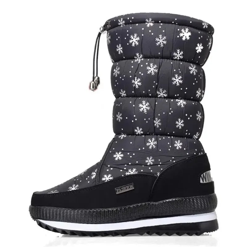 ChicFrost Plush Waterproof Winter Platform Boots ATHLEXES