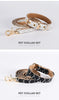 Luxury Snakeskin Soft Leather Pet Collar & Leash Set ATHLEXES