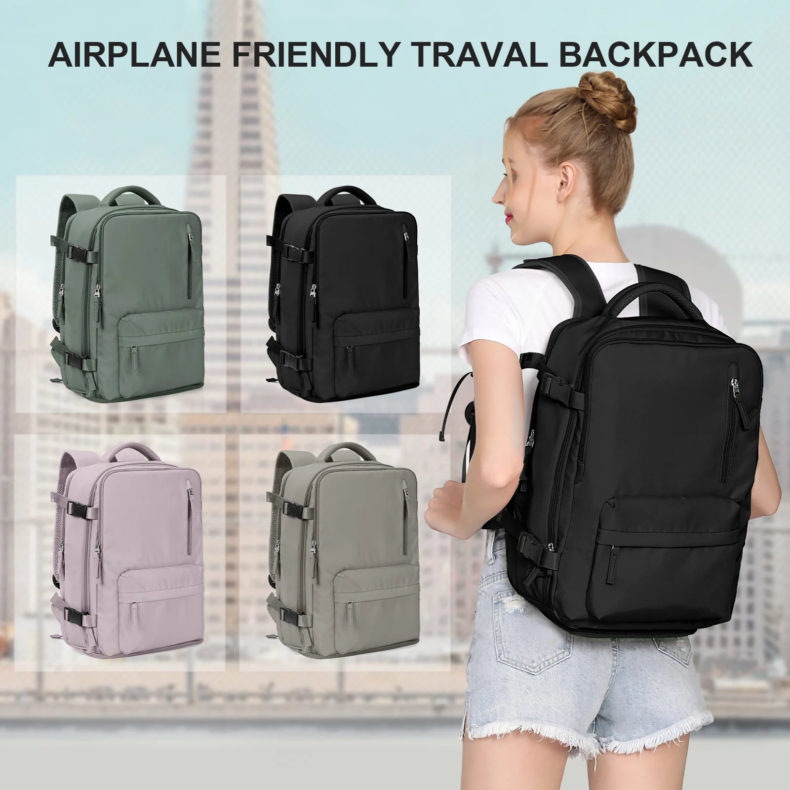 TravelSmart Cabin Backpack for Women and Men ATHLEXES
