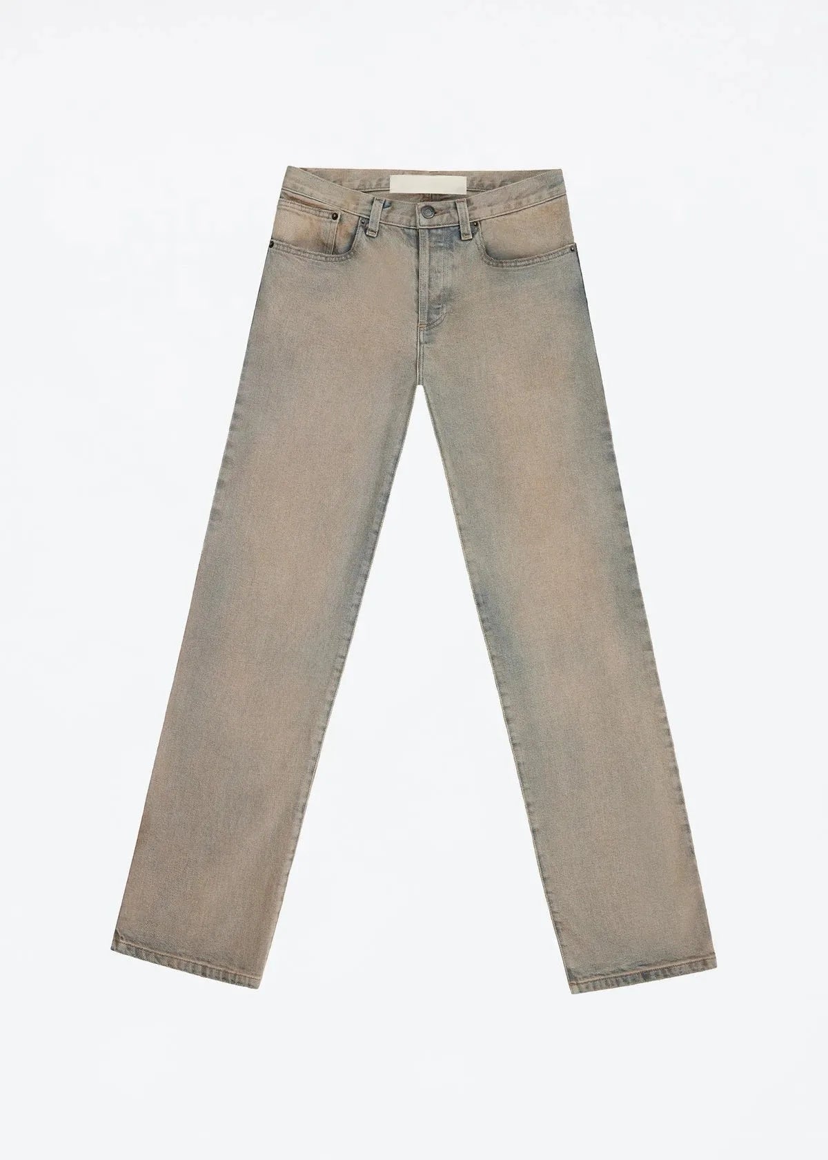 Retro Distressed Low-Waist Straight Jeans ATHLEXES