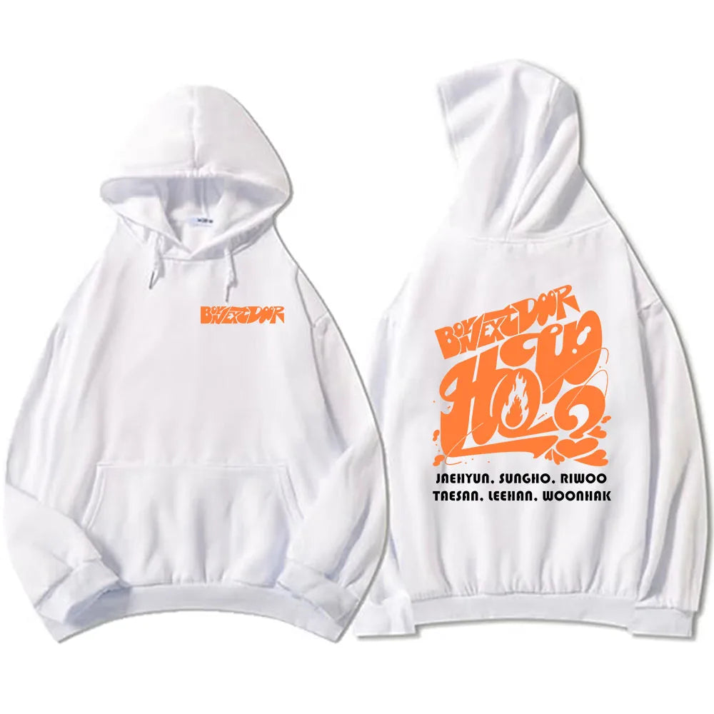 BOYNEXTDOOR Graphic Hooded Sweatshirt for Men ATHLEXES