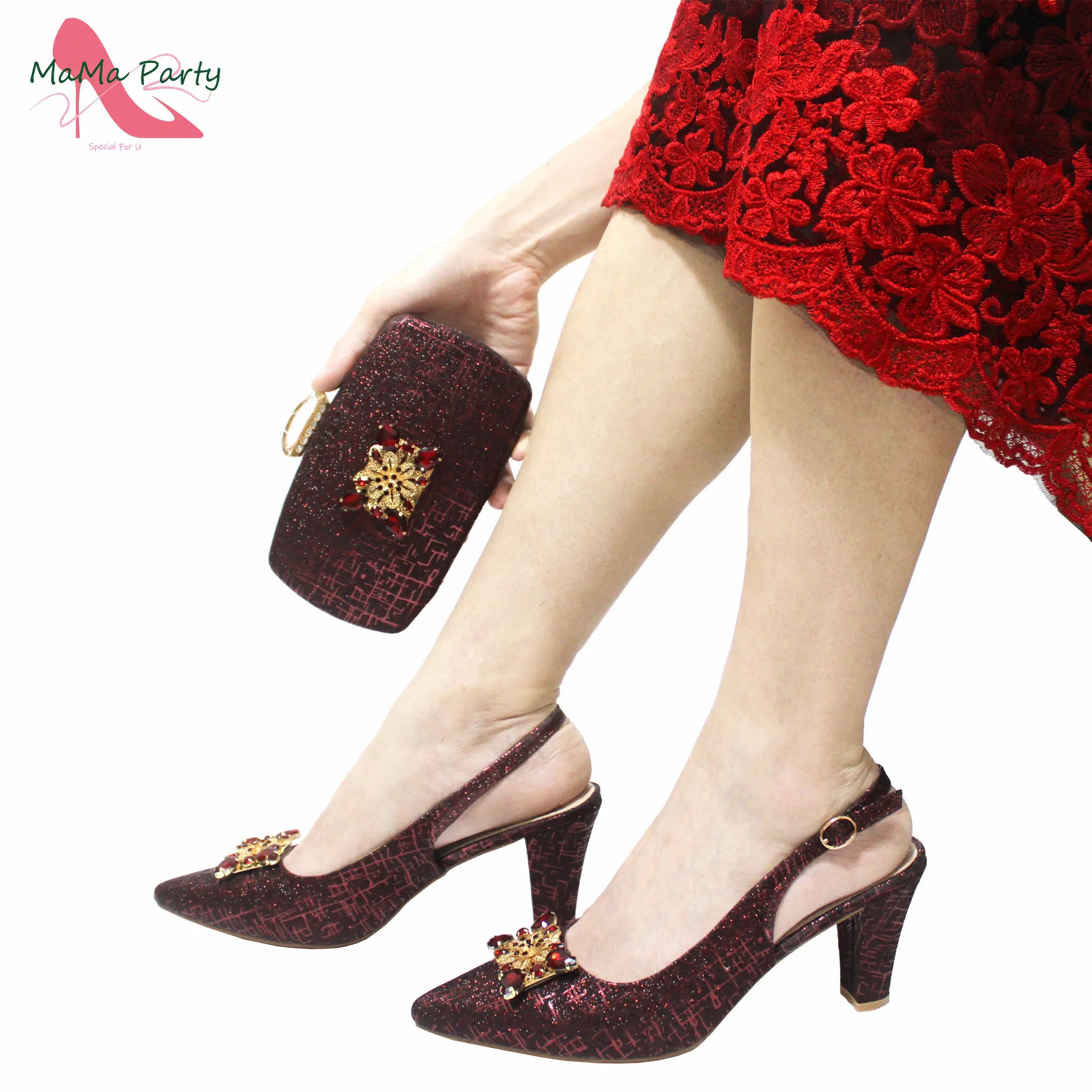 Royal Blue Elegance: Nigerian Pumps & Bag Set ATHLEXES