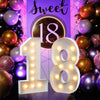 Radiant 4FT DIY Light Up Numbers for Celebrations ATHLEXES