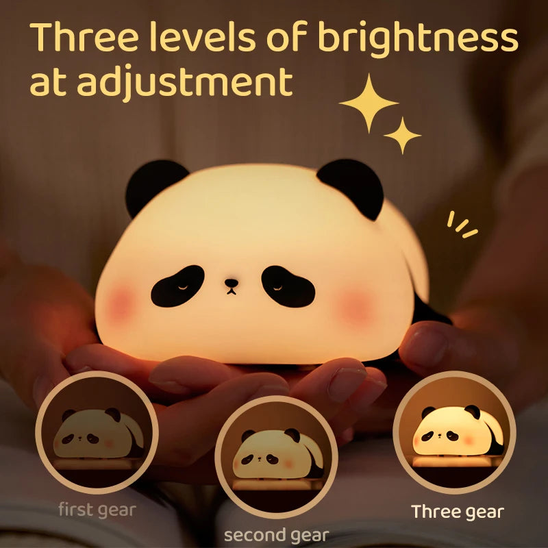 Panda Glow LED Night Light for Kids' Rooms ATHLEXES